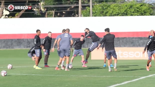 Vasco's last training session before Goiás clash